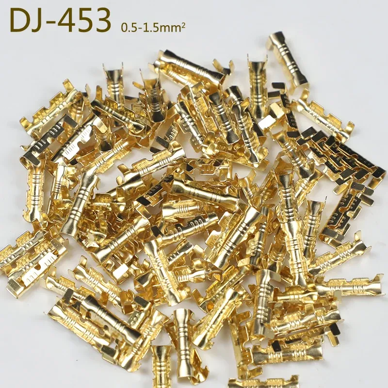 50 Stück 100 Stück 200 Stück Docking-Terminal U-Typ-Terminal Tab 0,3 bis 1,5 mm2 Klemmenblock-Anschluss Doppel-Stecker-Terminal