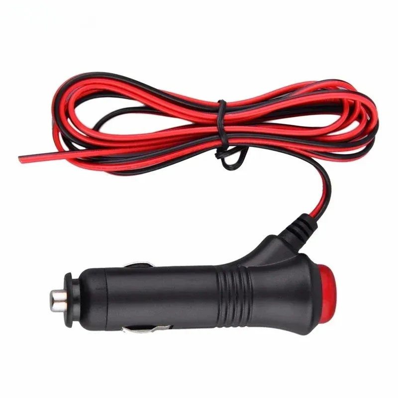 Kebidu 12 V 24 V Auto-Zigarettenanzünder-Buchse, Splitter, Steckverbinder, Netzteil, Ein-Aus-Schalter, Universal-Ladegerät, Netzteil