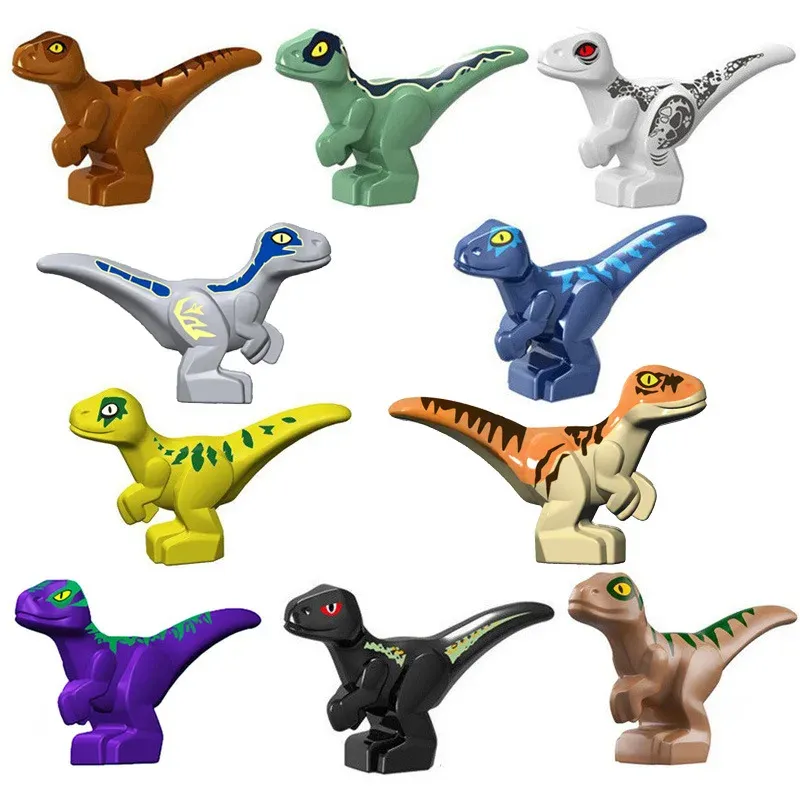 Dinosaurier Welt Chase Tyrannosaurus Rex Spinosaurus Stegosaurus Farbe Baby Bausteine Zubehör Spielzeug für kinder geschenk