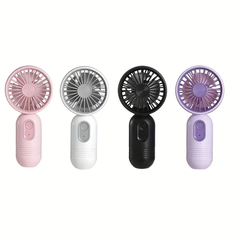USB-Mini-wiederaufladbarer tragbarer Ventilator mit 3 Geschwindigkeiten, Handventilator zur Geschenkauswahl, perfekt für Büro, Outdoor, Reisen, Camping