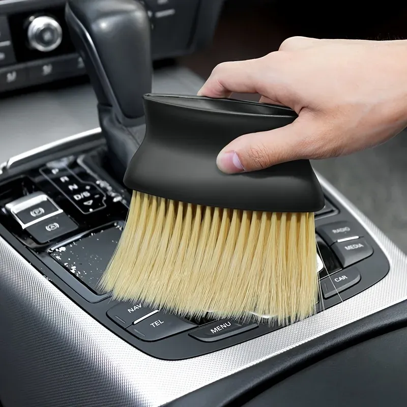 Auto Vier Jahreszeiten Allgemeine Modell Pinsel Instrument Bord Outlet Outlet Körper Innen Dekoration Staub Pinsel Saubere Haar Pinsel
