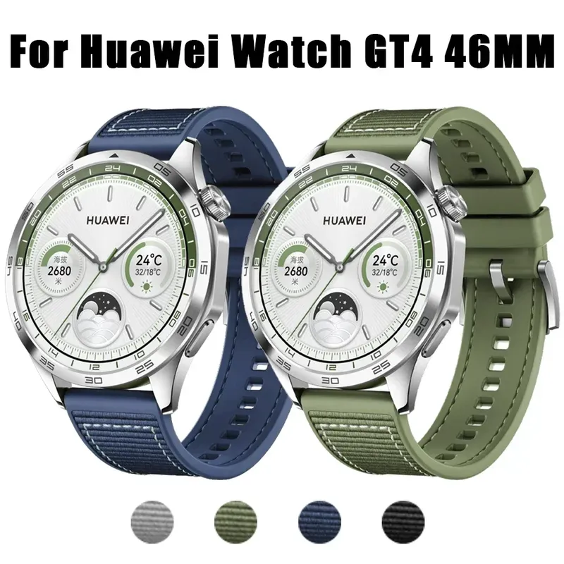 22mm Woven Braid Gürtel Offizielles Armband für Huawei Watch GT4 Band Armband für Huawei Watch4 GT3 Pro Armband Armband