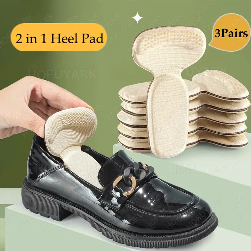 6 stücke Fersenpolster für Schuhe zu groß Größe anpassen Schwamm Fersenschutz Aufkleber High Heels Schmerzlinderung Einsätze Fußeinlagen Frauen