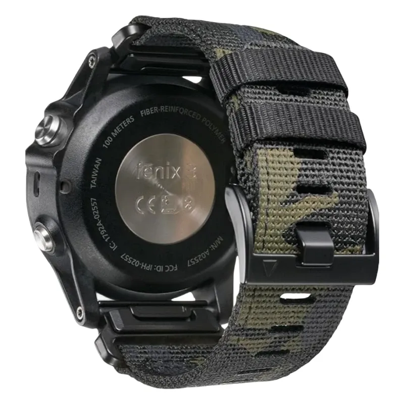 22 mm 26 mm Nylonarmband für Garmin Fenix 7X 7 Pro Solar/6X 6 Sapphire 5 5X Plus 3 3HR/Epix QuickFit Armband Offizielles Band