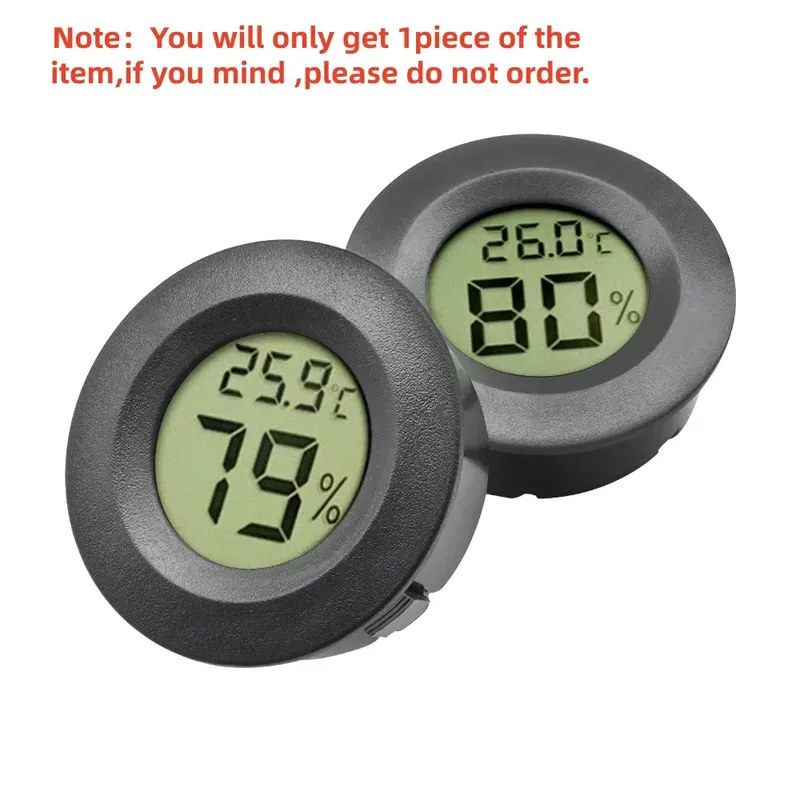 1 Stück Mini-LCD-Digitalthermometer und Hygrometer -50 ° C bis +70 ° C Temperatur- und Luftfeuchtigkeitsmessgerät zum Testen von Kühlschrank und Gefrierschränken