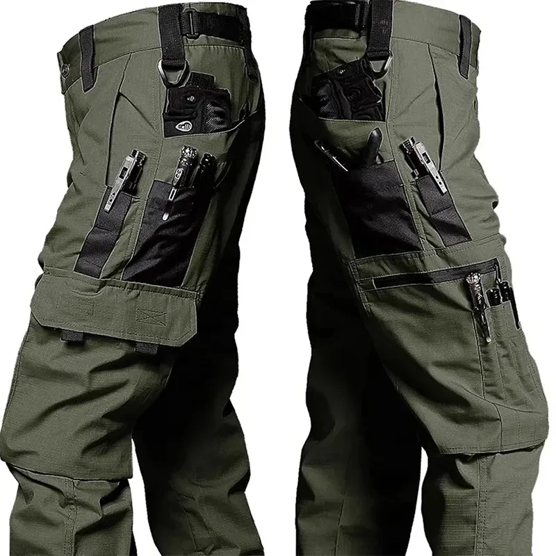 Neue Taktische Arbeit Hosen Männer Outdoor Cargo Hosen Multi-tasche Wasserdichte Hose Herbst Frühling Outdoor Arbeitskleidung Wandern Hosen