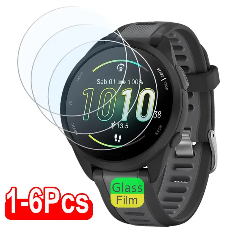 Gehärtetes Glas für Garmin Forerunner 165 165 Music 9H Premium Clear HD Displayschutzfolie für Garmin 165 Schutzfolie Zubehör