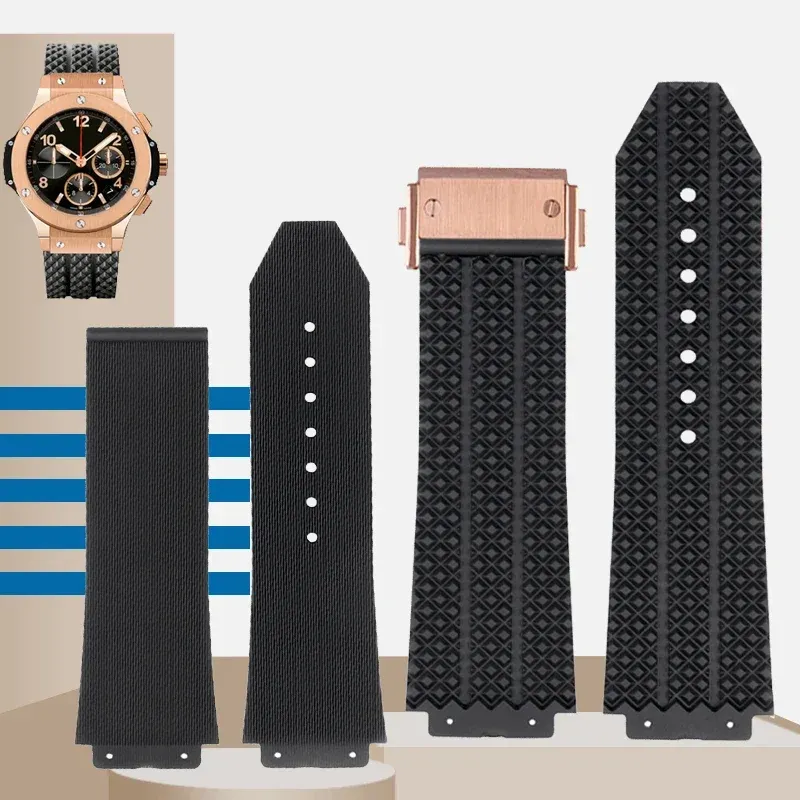 Armband für HUBLOT BIG BANG Silikon 26*19mm Wasserdicht herren Uhrenarmband Kette Uhr Zubehör Gummi armband Armband