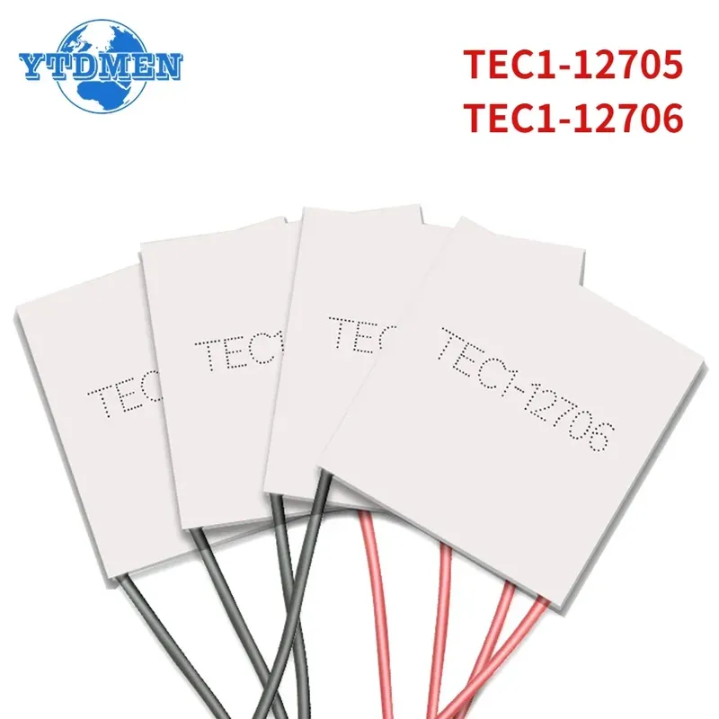 1PCS TEC1-12706 12705 12706 Thermoelektrische Kühler Peltier 40*40mm 12V Kühlung Peltier Elemente Modul