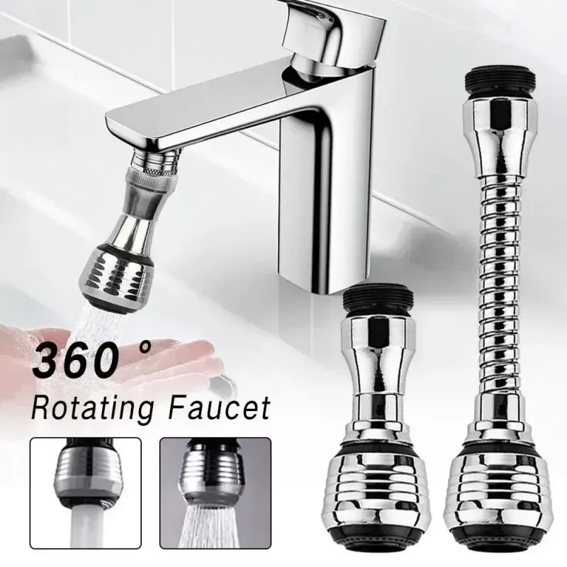 360 °   Einstellung Küche Wasserhahn Extender Dual Modus Wasser Sparen Druck Wasserhahn Extender Filter Sprayer Badezimmer Küche Gadget