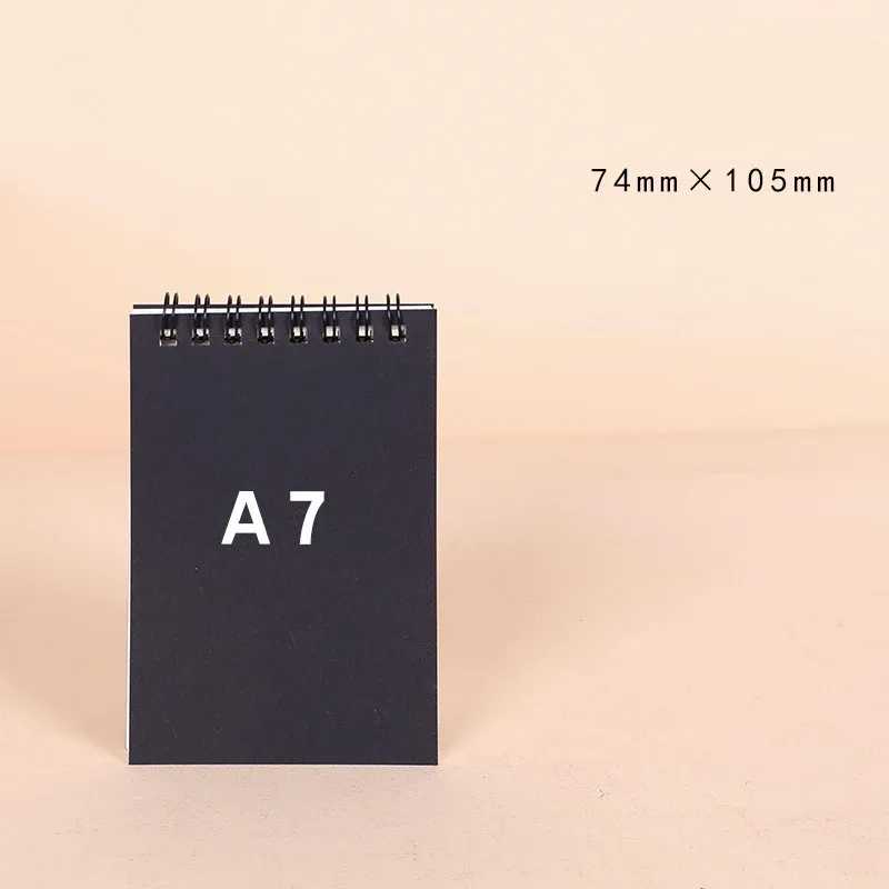 A7 Tragbares Spiralnotizbuch - Kompaktes Geschwindigkeits-Schreibnotizbuch - Mini Farbiges Tragbares Taschen-Tagebuch - Mehrere Farboptionen Verfügbar