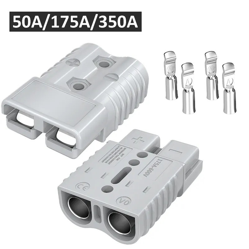 2PCS 50A 175A 350A Anderson Stecker Batterie Quick Connect Trennen Stecker 600V Abschleppen Winde Quick Connect Kabelbaum stecker