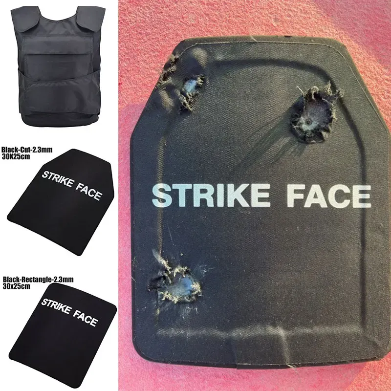 Level NIJ IIIA 10"x12" Anti Bullet Anti Stichsichere Verbundstahlplatte für taktische Sicherheitsweste Ballistic Body Armor Board