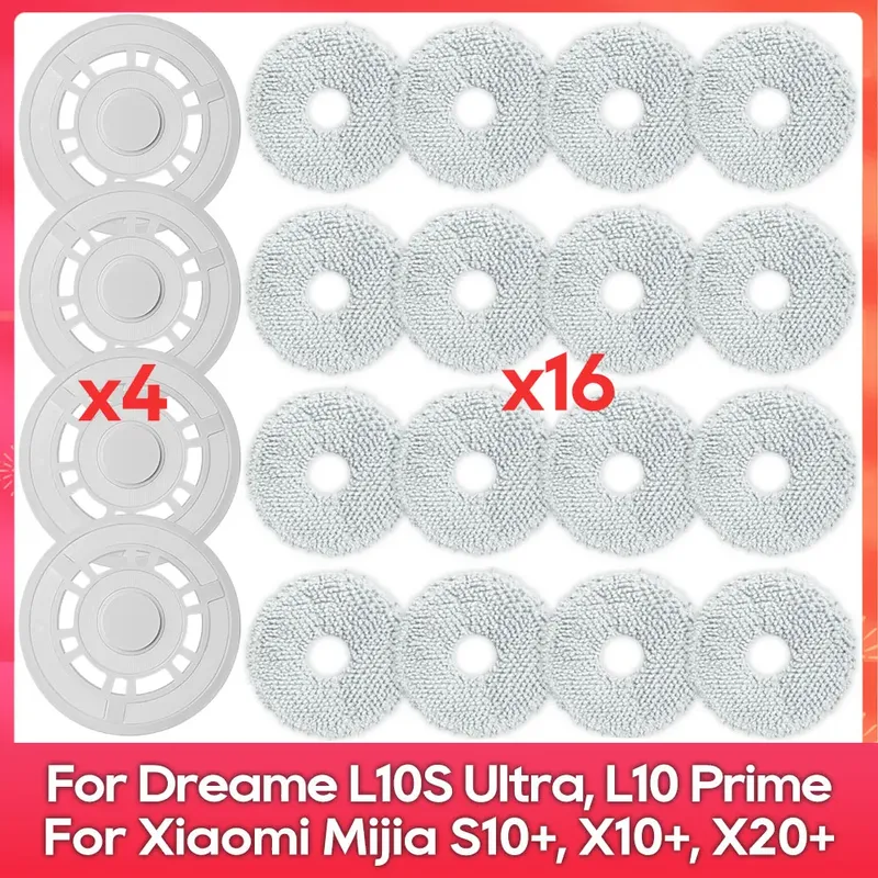 Kompatibel mit ( Dreame L10S Ultra, L10S Pro, L10 Prime, S10 Pro, Xiaomi S10+, X10+, X20+, B101CN ) Wischmop-Schalenhalter.