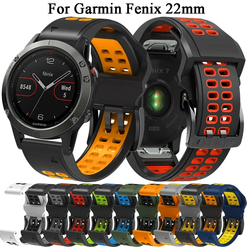 Silikon-Armband für Garmin Fenix 7X 7 6X 6 Pro Fenix 5X 5 Plus Armband WristStrap Forerunner 945 Quick Release 22 26MM Armband