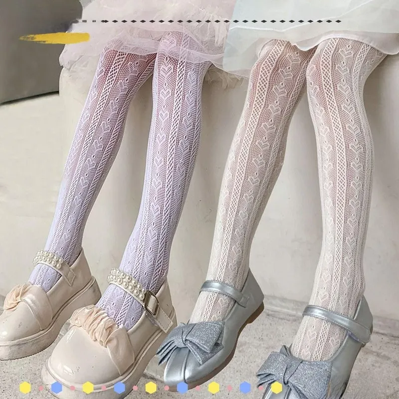 Mädchen Mesh Strumpfhosen, Mode Nylon Mädchen Strumpf, Elastizität Mädchen Geschenk Kinder Strumpfhosen Kinder