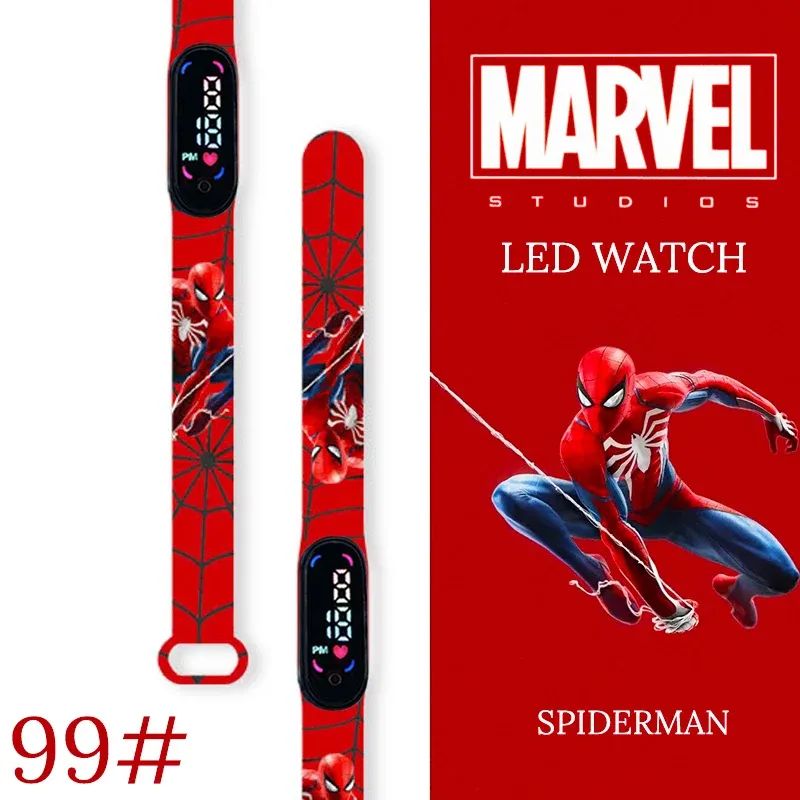 Neue Spiderman kinder Uhren Männer Sport Armband Armband Wasserdichte Kinder Digitale Uhr Jungen LED Uhr relogio montre