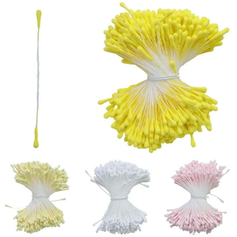 400 stücke 2mm Moulti Optionen künstliche Blume Staubblatt Mini Perle Blumen stempel für Hochzeits feier Home Decoration DIY Zubehör