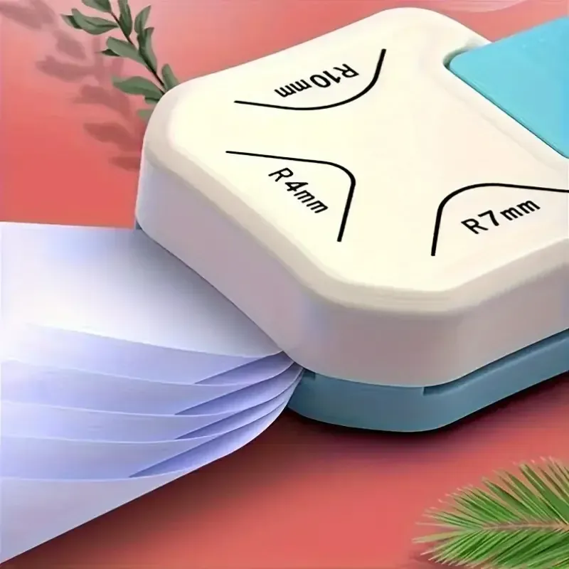 3-in-1-Tag-Stanzer, Eckenrunder, Schneider, Papieretikettenstanzer für Scrapbooking, Karte, für DIY-Papier, Karte, Fotoplaner, Schneidzubehör