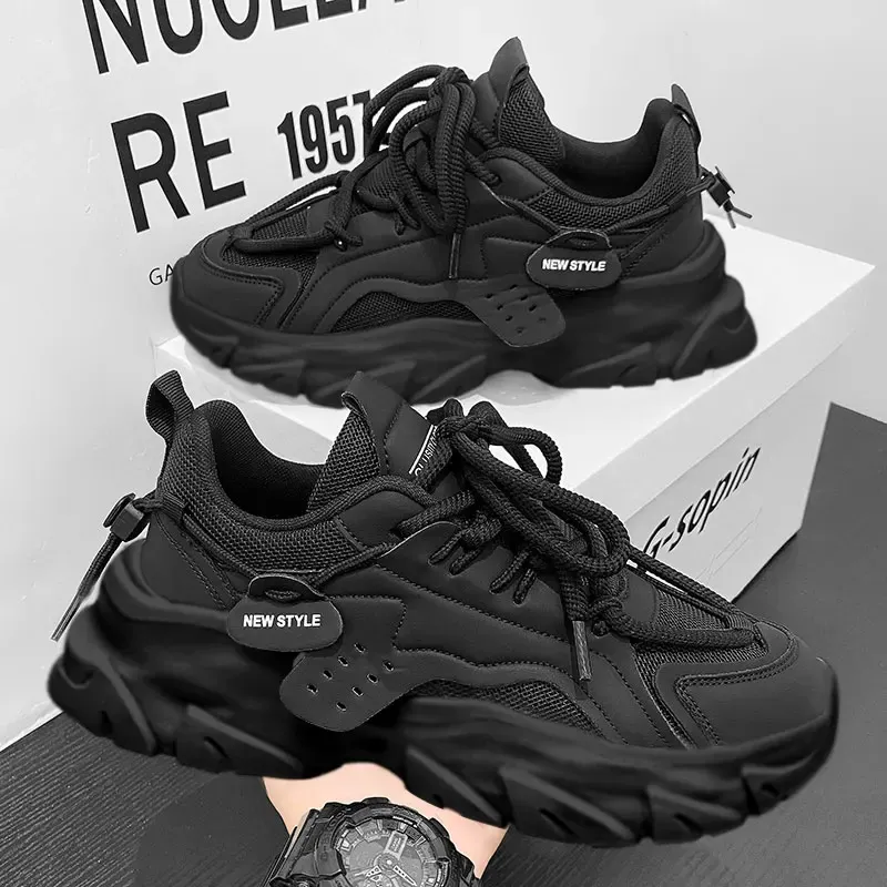 Männer Schuh Atmungs Dicken Sohlen Casual Turnschuhe Laufen Outdoor Vier Jahreszeiten Neue Tennis Männer Weiche Sohlen Komfort Männliche Turnschuhe