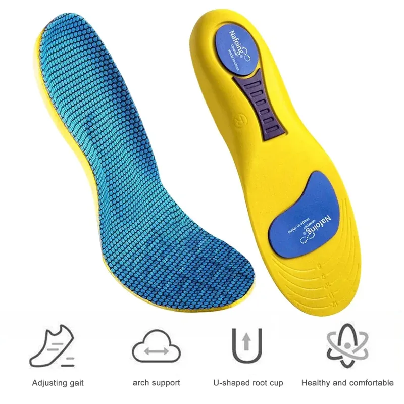 Sport-Einlegesohlen für Schuhe, Sohle, Stoßdämpfung, Deodorant, atmungsaktives Kissen, Laufsohlen für Füße, Männer und Frauen, orthopädische Einlegesohlen