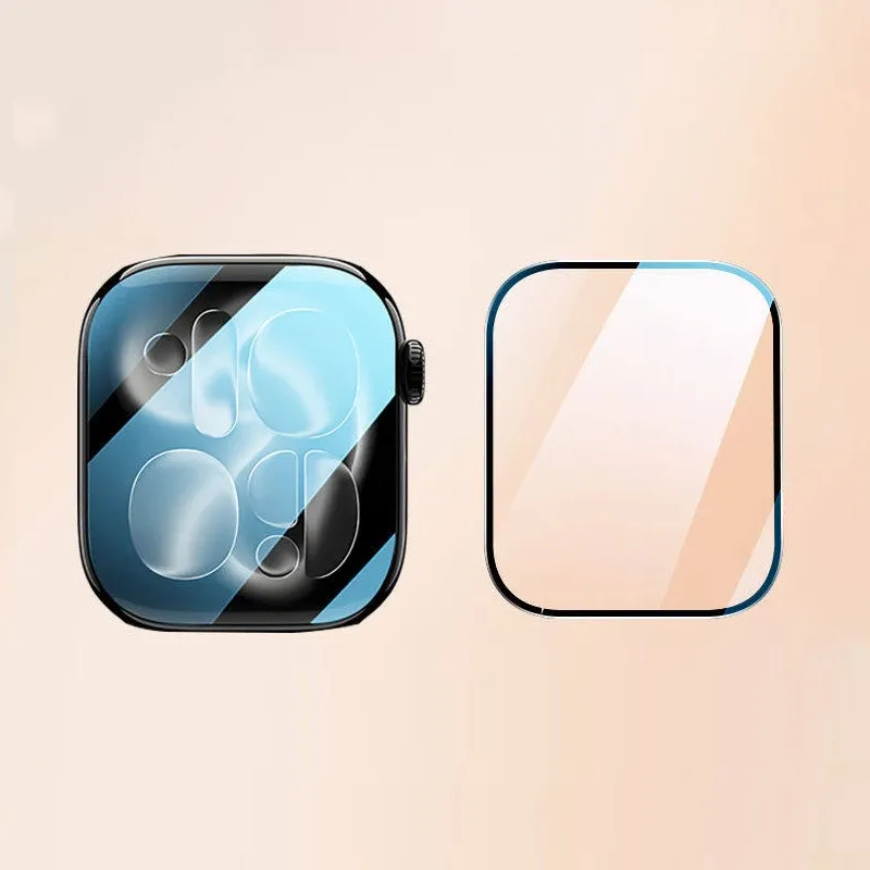 Schutzfolie für Apple Watch 44mm 45mm 40mm 41mm 49mm 42 38mm Gebogene Displayschutzfolien iWatch Serie 8 7 SE 9 Ultra 10 42/46MM