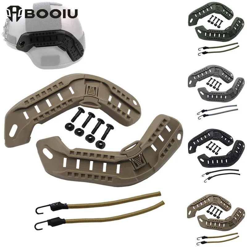 Taktische MICH 2000 Helm Seite Führungsschiene ARC Helm Halterung Schiene Jagd Radfahren Airsoft Mich 2000 Helm Adaper Zubehör