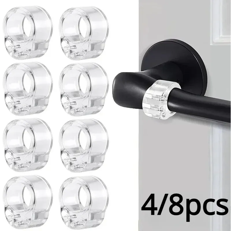 Sicherheit Schutz Türstopper Haustür Stop Transparent Silikon Griff Schutz Home Hardware Tür Ding Prävention Schutz