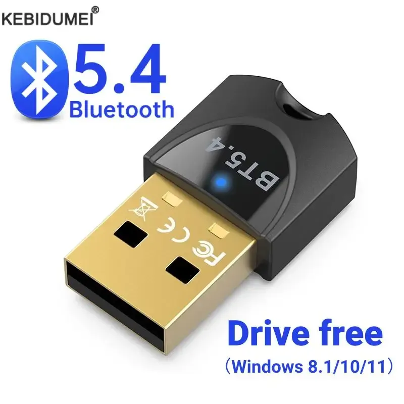 USB Bluetooth 5.4 5.3 Adapter Wireless Dongle Adapter für PC Wireless Mouse Tastatur Musik Audio Receiver Sender Bluetooth