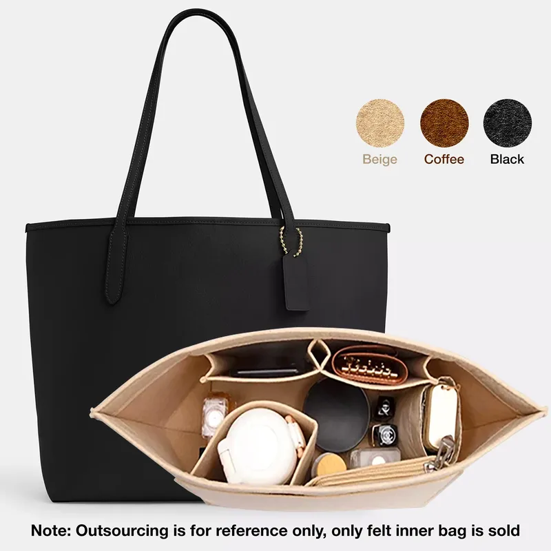 Filz-Einsatztasche, passend für Longchamp Handtasche, Liner-Tasche, Filztuch, Make-up-Tasche, Unterstützung für Reisen, tragbarer Einsatz-Geldbörsen-Organizer