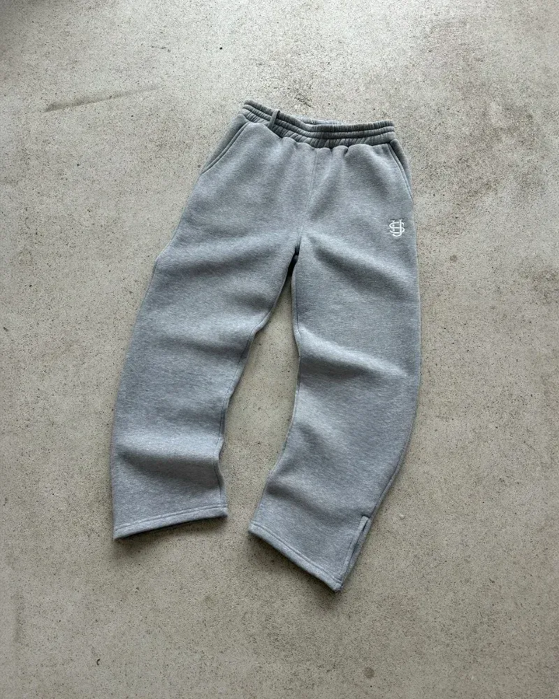 Y2k Retro lose gerade Hosen Männer Trainingsanzug Hosen personalisierte Hose Bein Reißverschluss Stickerei Design Hip Hop Harajuku Casual Hosen