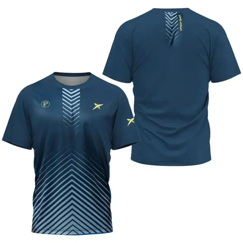 2025, Sommer, neue atmungsaktive Sportbekleidung, Padel, schnell trocknendes T-Shirt, Outdoor-Männer und Frauen, Freizeitmode, bequem, neu