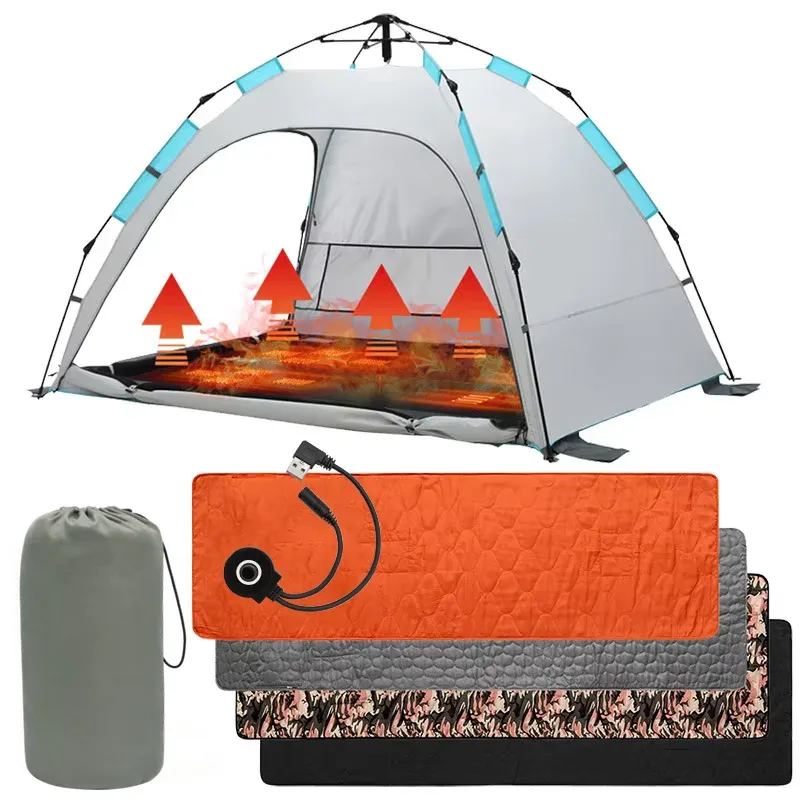 Outdoor Camping USB Heizung Schlafmatte Outdoor Elektrische Heizkissen Schlafsack Matratze Für Wandern Reisen
