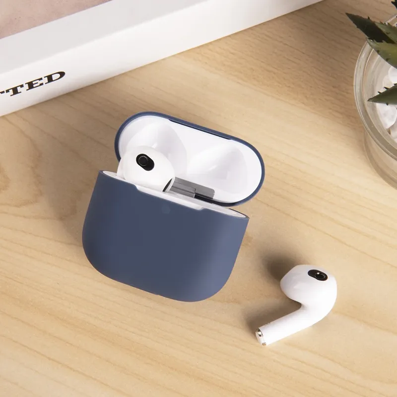 Silikon Kopfhörer Fällen Für Airpods 4 Fall Kopfhörer Fall Schutzhülle Für Apple Airpods 4 4th Gen Coque funda Hülse Capa
