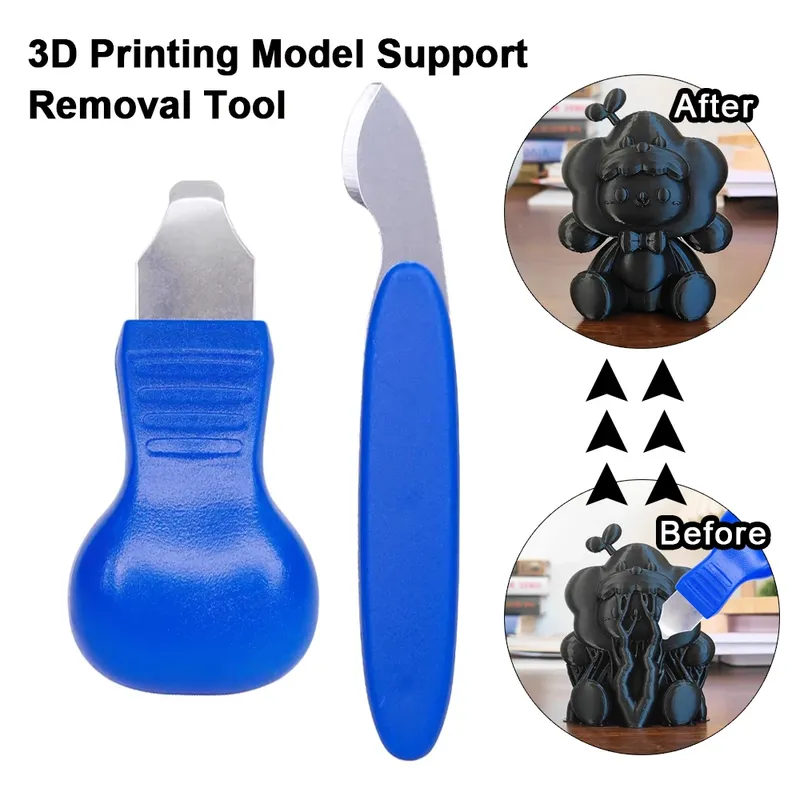 3D-Drucker-Werkzeugsatz zum Entfernen der Unterstützung, PLA, ABS, UV-Lichthärtung, Modellmaterial, Unterstützung, Entfernungsschneider, 3D-Drucker-Zubehör