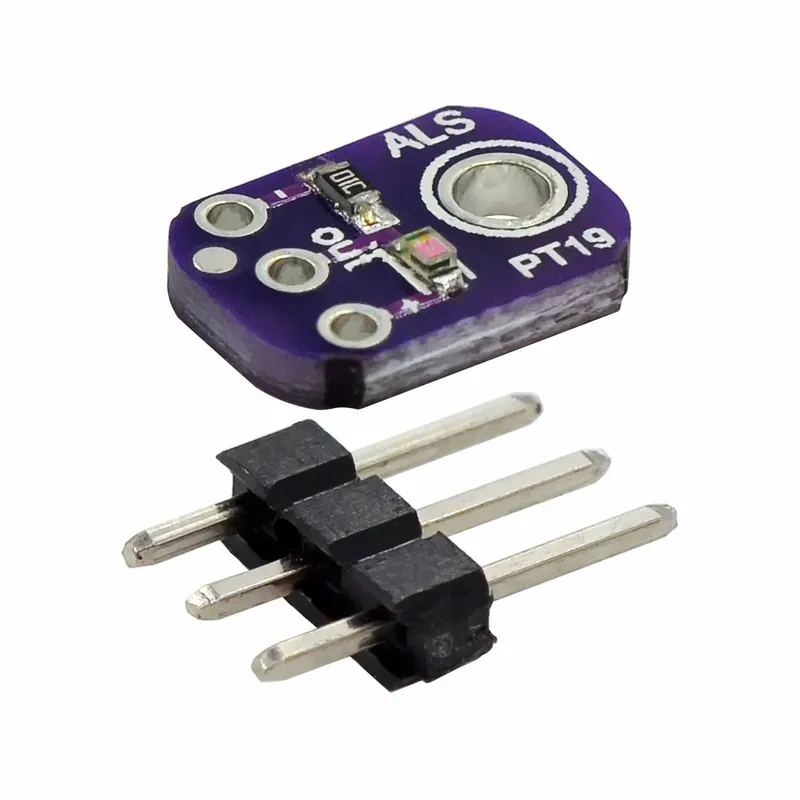 ALS-PT19 Analoges Lichtsensormodul, hohe dynamische Reichweite, Lichtsensor-Breakout-Board für Arduino, 2,5 V-5,5 V, Licht-UV-Sensormodul