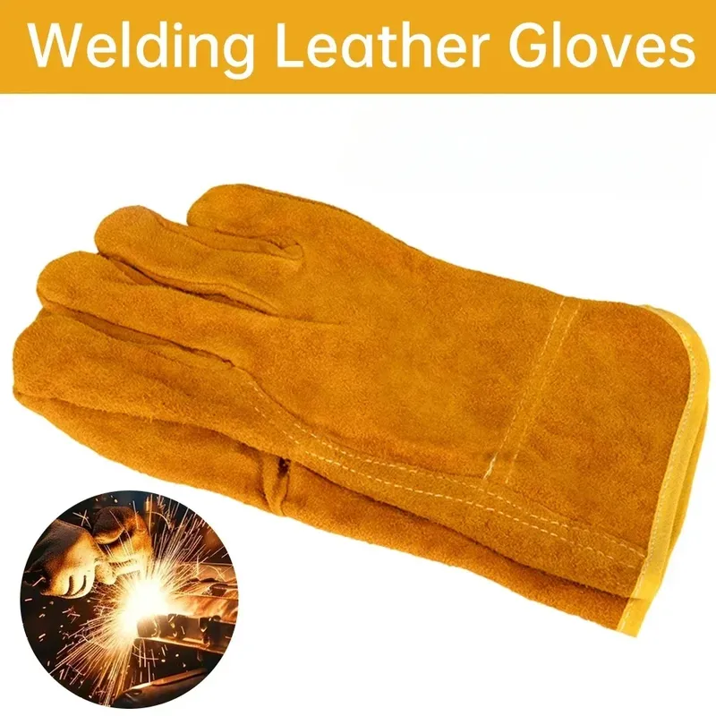 Arbeitshandschuhe, Schaffell-Leder, Arbeiter, Arbeit, Schweißen, Sicherheitsschutz, Garten, Sport, Motorradfahrer, verschleißfeste Handschuhe