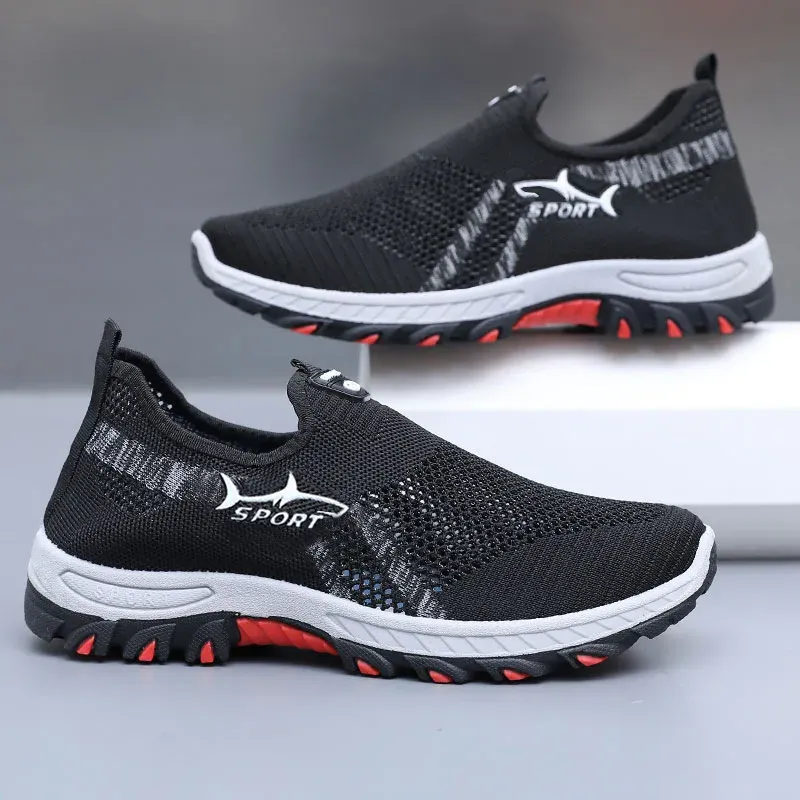 Sommer-Sneaker für Herren. Sportliche Herren-Mesh-Schuhe, atmungsaktive Sportschuhe, leichte Segeltuch-Sneaker, günstige Schuhe im Ausverkauf