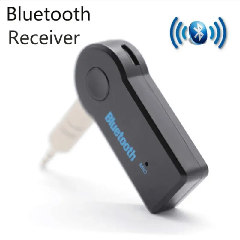 Drahtloser Bluetooth AUX-Auto-Bluetooth 5.0-Empfänger, 3,5-mm-Buchsenadapter, Audio-Konverter, Freisprech-Stereoanlage für Mobiltelefone
