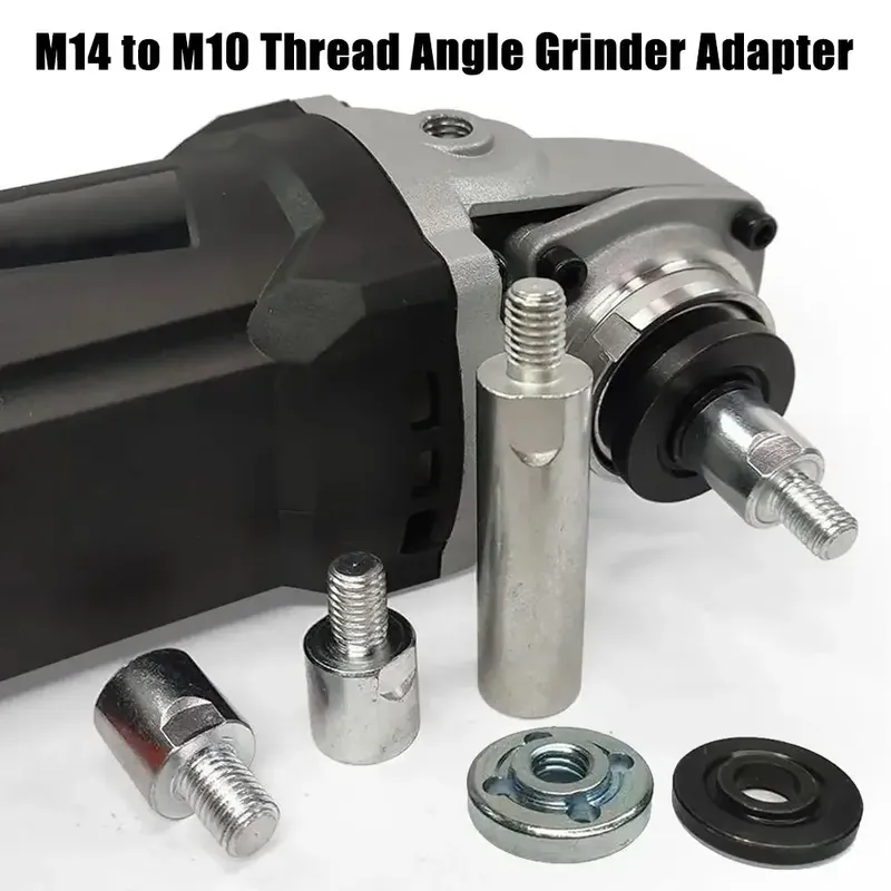 M14 auf M10 Winkelschleifer-Adapter, langlebiges Gewinde-Schlitzwerkzeug zum Polieren von Verbindungsstangen-Nachrüstzubehör