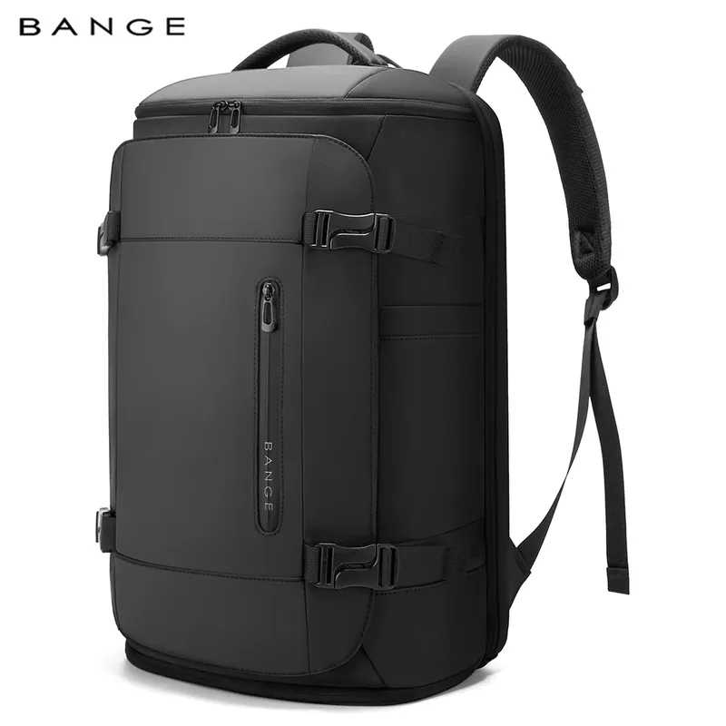 BANGE Multi Neuer Herren-Rucksack, Sport, Reisen, Business, großes Fassungsvermögen, Trocken- und Nasstrennung, Outdoor-Wandern, mit Schuhfächern