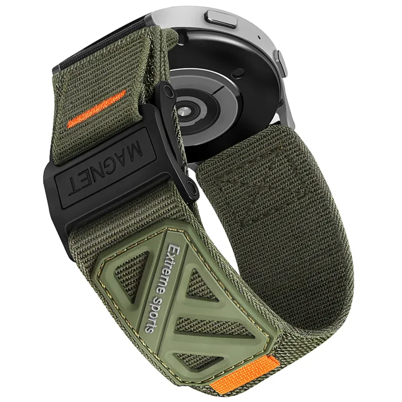 22 mm 20 mm Magnetschnalle Nylonarmband für Samsung Galaxy Watch 7 6 5 4 40/44 mm 6 Classic 43 47 mm Armband für Huawei Watch GT5 4Pro