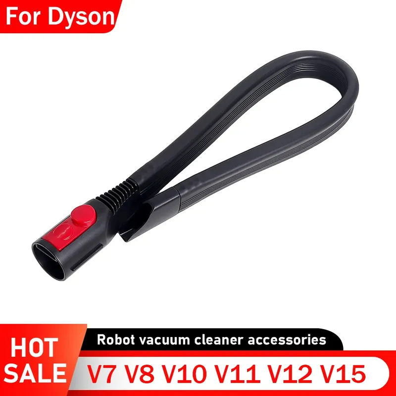 Roboter-Staubsauger, weiches, flaches Saugdüsenkopfteil für Dyson V7 V8 V10 V11 V12 V15 Reiniger, weiche, flexible Fugenreinigungswerkzeuge