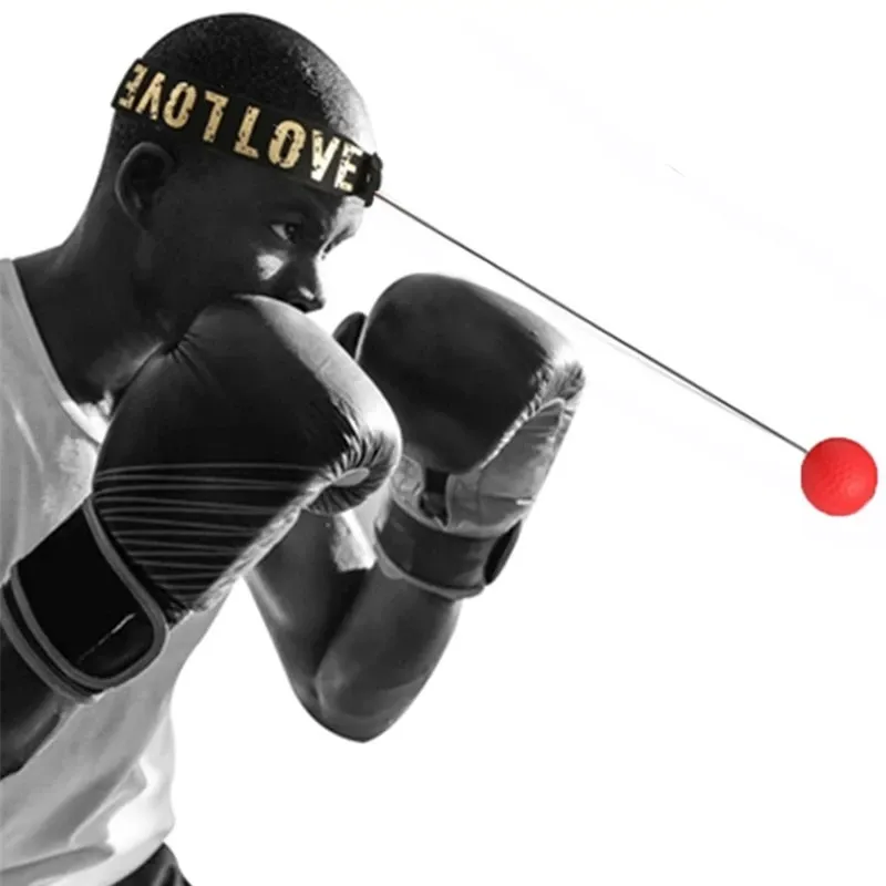 Muay Thai Boxing Speed Ball mit Kopfband für Sanda Boxen Kampf Schnelle Geschwindigkeit Reaktion Zeit Training Boxen Reflex Trainer
