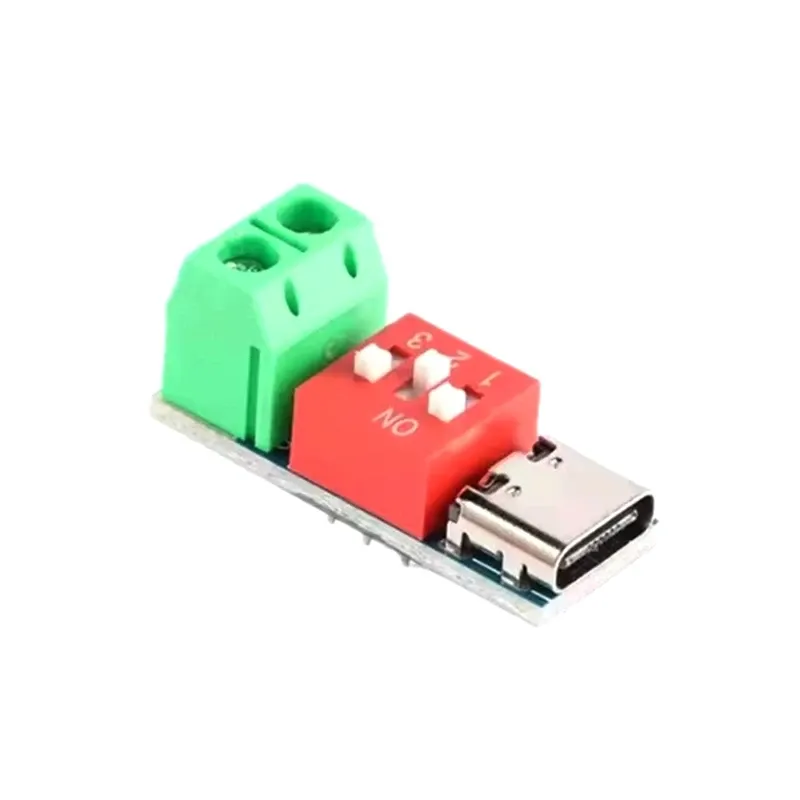 1 stücke Typ-C PD QC Trigger 5V ~ 20V Zifferblatt Code Einstellung DC Spannung Power Modul Zifferblatt einstellung Spannung Schnelle Lade Decoy Modul