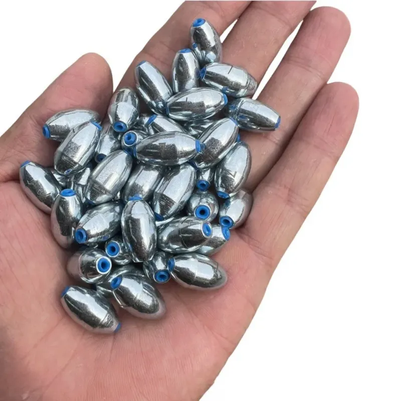 20 stücke Angeln Legierung kohlenstoffstahl material Platinen Große Hohl Köder Gewichte Fishing Tackle3g/4g/5g/6g/7g/8g/9g/10g