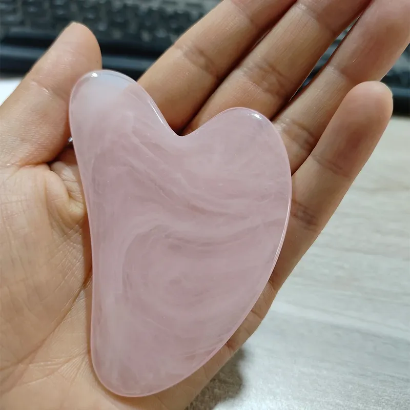 1PC Harz Gua Sha Massage Bord Gesichts Hautpflege Guasha Werkzeuge Gesicht Massager Schaber für Gesicht Hals Zurück Körper SPA Massage werkzeug