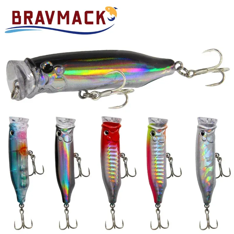 1pc Schwimm Popper Wobbler Angeln Locken Crankbait Künstliche Köder Poper Karpfen Angeln Köder Künstliche Köder