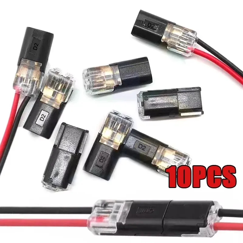 10PCS 2 Pin Way Stecker Automotive Elektrische Stecker Streifen Terminal Anschluss Wasserdichte Elektrische Stecker Auto Draht Kabel