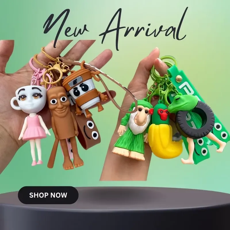 Tralalero Tralala Tiere Schlüsselanhänger Anime Tung Tung Sahur Brainrot Autoschlüssel Ring Actionfiguren Spielzeug Schlüsselanhänger Taschen Anhänger